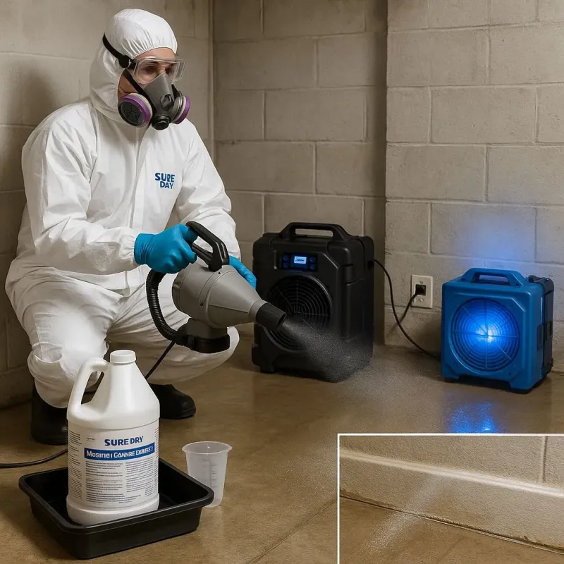 Sanitization and Odor Removal process in Lavon, TX