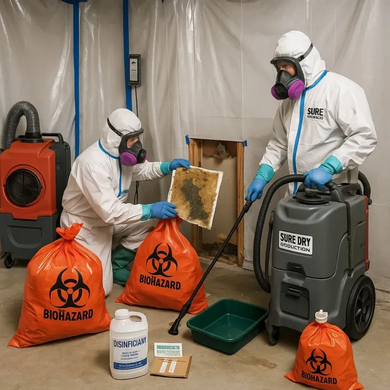 Contaminated Water Handling Protocols process in Lavon, TX