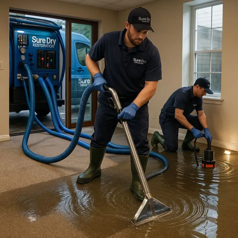 Water Extraction and Removal process in Lavon, TX